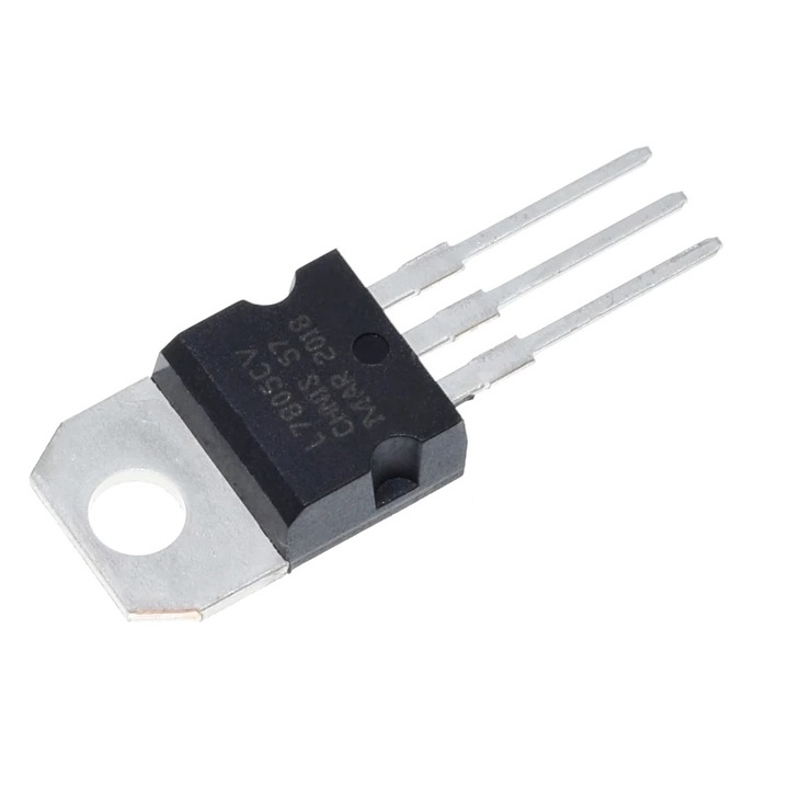 Arduino Clone L7805 feszültségszabályozó, IC, 5V, 1.5A