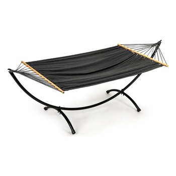Hamac pentru terasa sau gradina, din material durabil, structura metalica, 296x120x103 cm Hamac pentru terasa sau gradina, din material durabil, structura metalica, 296x120x103 cm