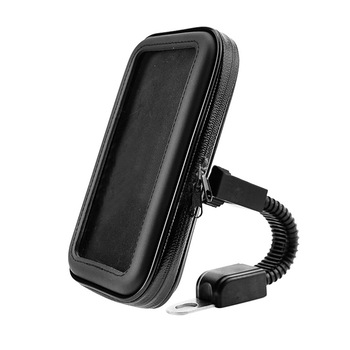 Suport pentru Telefon Motocicleta / Scuter Universal Rezistent la Apa 5 '' (Negru) Suport pentru Telefon Motocicleta / Scuter Universal Rezistent la Apa 5 '' (Negru)