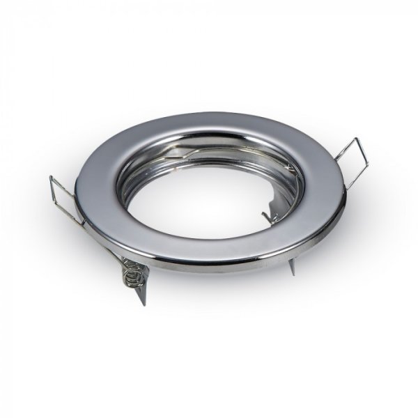 Set 2 rame pentru spot G5.3, Optonica, Nereglabil, Crom