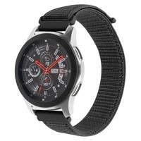 curea compatibila huawei gt2 e  gt 2 honor magic samsung watch 46 gear s3 22mm din material textil rezistenta la apa sistem prindere de tip arici negru imagen 57_0_
0