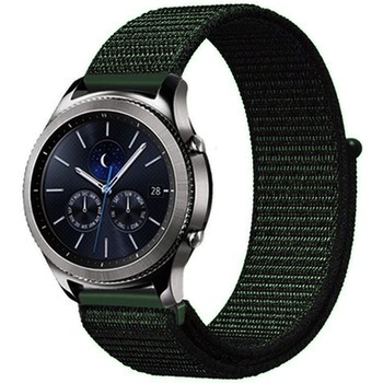 Curea compatibila Huawei GT2 E / GT 2/ Honor Magic/ Samsung Watch 46/ Gear S3, 22mm din material textil ,rezistenta la apa ,Sistem prindere de tip arici, Verde inchis Curea compatibila Huawei GT2 E / GT 2/ Honor Magic/ Samsung Watch 46/ Gear S3, 22mm din material textil ,rezistenta la apa ,Sistem prindere de tip arici, Verde inchis