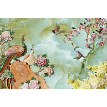 Tablou canvas - Pasari si flori, 90x50 cm Tablou canvas - Pasari si flori, 90x50 cm