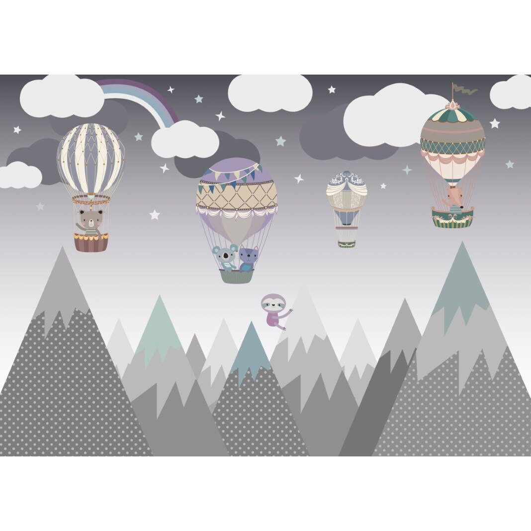 Tablou canvas - Zbor deasupra muntilor, 75x50 cm