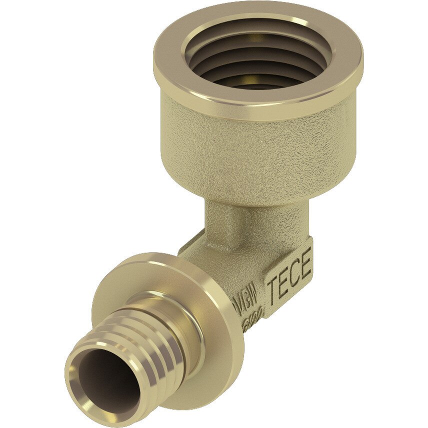 Cot cu filet interior TECEflex, alama standard, 20 x FI 3/4