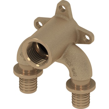 Cot cu talpa dublu TECEflex bronz/Si-bronz 16 x 1/2 Cot cu talpa dublu TECEflex bronz/Si-bronz 16 x 1/2
