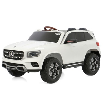 Masinuta electrica pentru copii, cu telecomanda, Mappy Mercedes GLB, Alb Masinuta electrica pentru copii, cu telecomanda, Mappy Mercedes GLB, Alb
