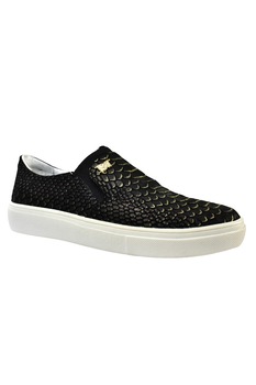 Pantofi dama sport Bontimes,1645, Piele naturala, negru/auriu Pantofi dama sport Bontimes,1645, Piele naturala, negru/auriu