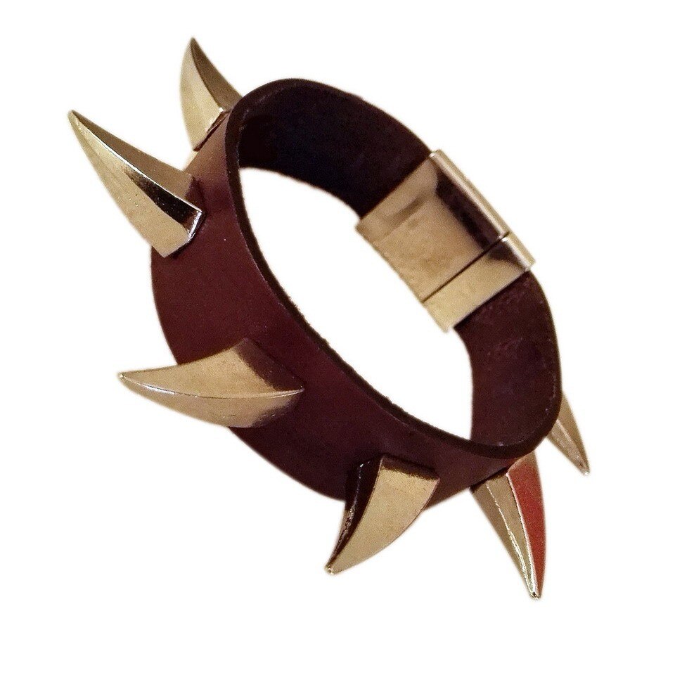 Bratara handmade din piele rock STRONG5-M041