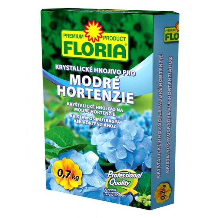 Ingrasamant cristale pentru hortensii albastre 0.350Kg