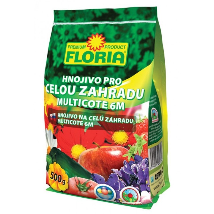 Ingrasamant cu actiune indelungata intreaga gradina MULTICOTE 6M 0.5Kg