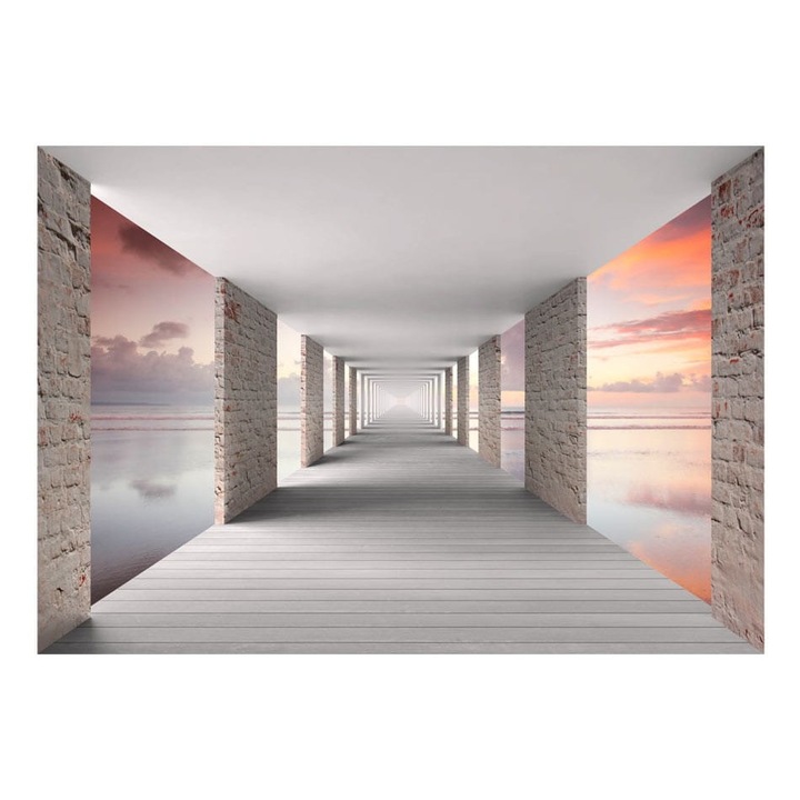 Fototapet vlies pentru Sufragerie, Dormitor, Mergeti pe cer - 250cm X 175cm, Instructiuni, lipici
