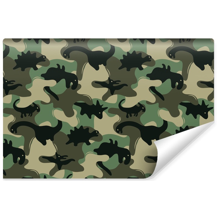Fototapet pentru baieti animale dinozauri 180cm x 120cm Copii, Efect 3D, Fantezie, Modern, Creative decor