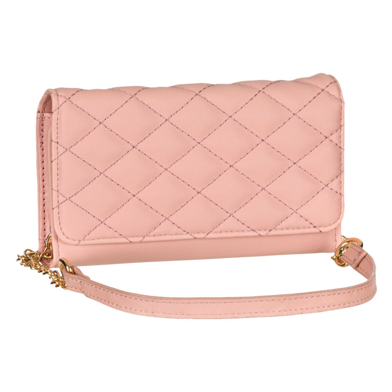 Portofel dama, Zola, roz, stil geanta,18x2x11 cm