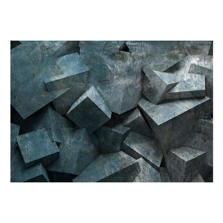 Fototapet vlies pentru Sufragerie, Dormitor, Avalansa de piatra - 100cm X 70cm, Instructiuni, lipici