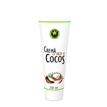 Crema cu Ulei de Cocos 200 mililitri Hypericum Crema cu Ulei de Cocos 200 mililitri Hypericum