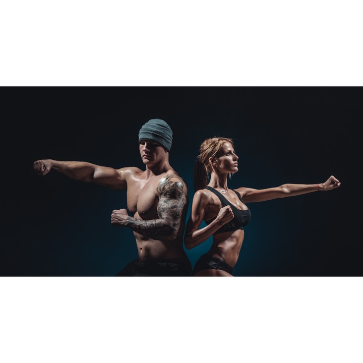 PERSONA PVC öntapadó tapéta, fotótapéta, 200x300 cm, Fitnesz edzés