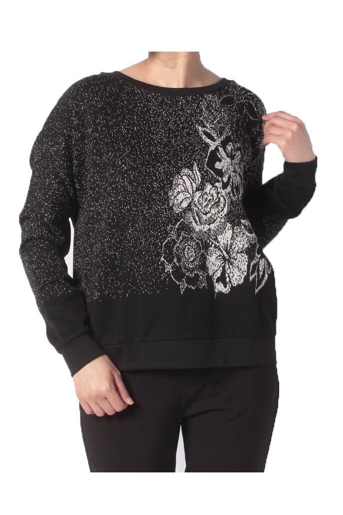 Bluza, Desigual 73S2YA2, Negru/Alb, 36