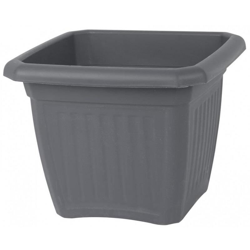 Ghiveci patrat Strend Pro Economy SQ1 Antracit, 10.5l, 30x30cm, fara farfurie