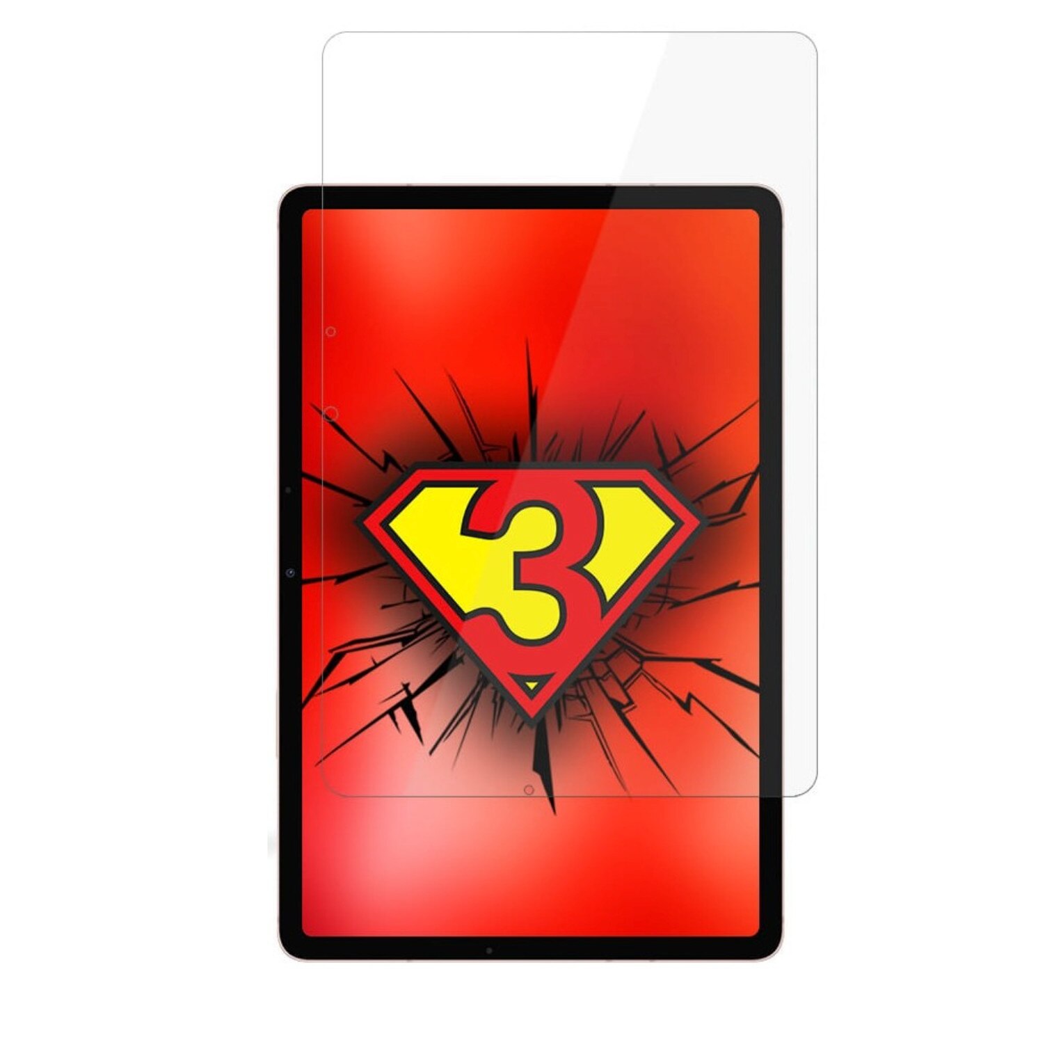 Folie de protectie sticla securizata 9H, ultra duritate pentru display mare, Bibilel, compatibila cu Samsung Tab S7 Plus 12.4 inch, BBL2127