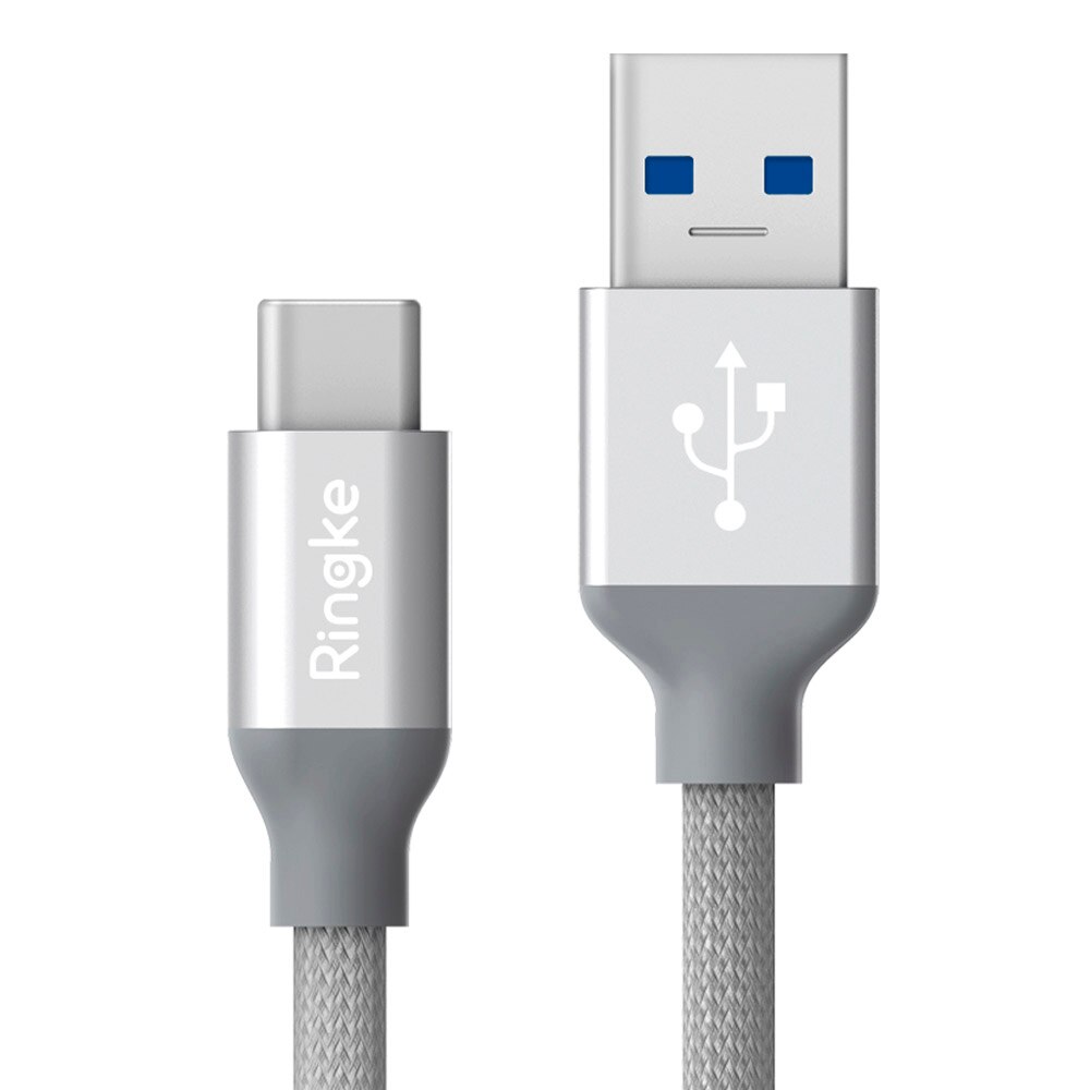 Cablu premium, USB 3.0 la Type-C, Gri
