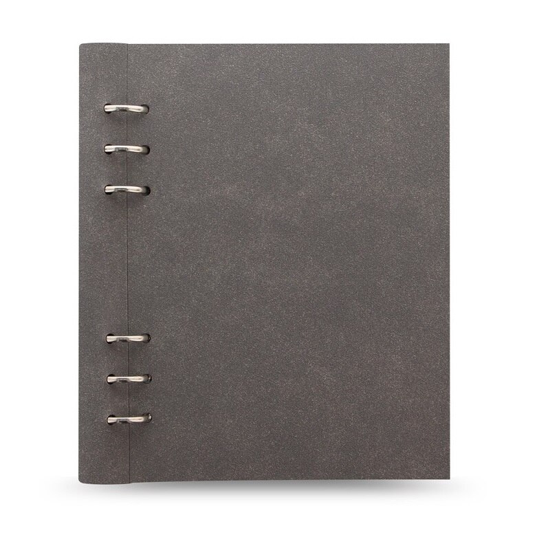 Agenda A5 nedatata cu rezerve si inele FILOFAX Clipbook Architexture, Concrete