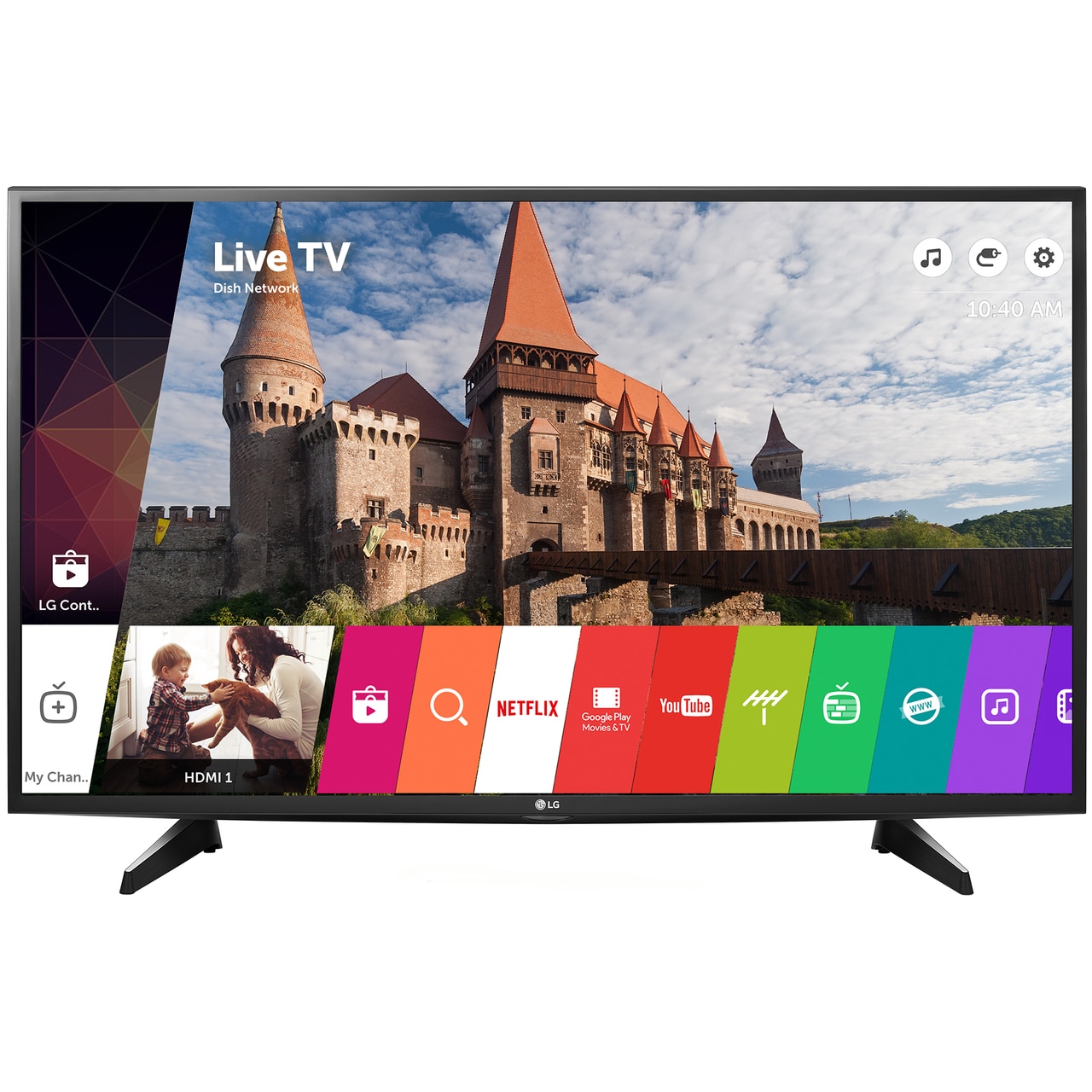 Телевизор LED Smart LG, 109 cm, 43LH590V, Full HD, Wi-Fi