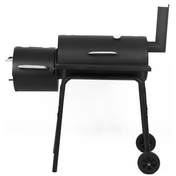 Gratar pe carbuni cu afumatoare Kring Smoker, 93x30x102, suprafata gatit 61x30 / 29x30 cm Gratar pe carbuni cu afumatoare Kring Smoker, 93x30x102, suprafata gatit 61x30 / 29x30 cm