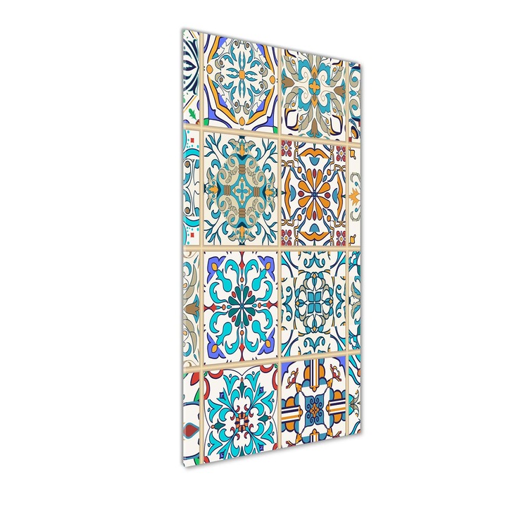 Tablou pe sticla acrilica. Tulup. Imagine imprimata pe sticla acrilica. placi ceramice. 50x125 cm