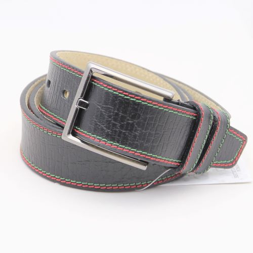 Curea barbati caza pelletteria piele naturala blugi negru 115 cm