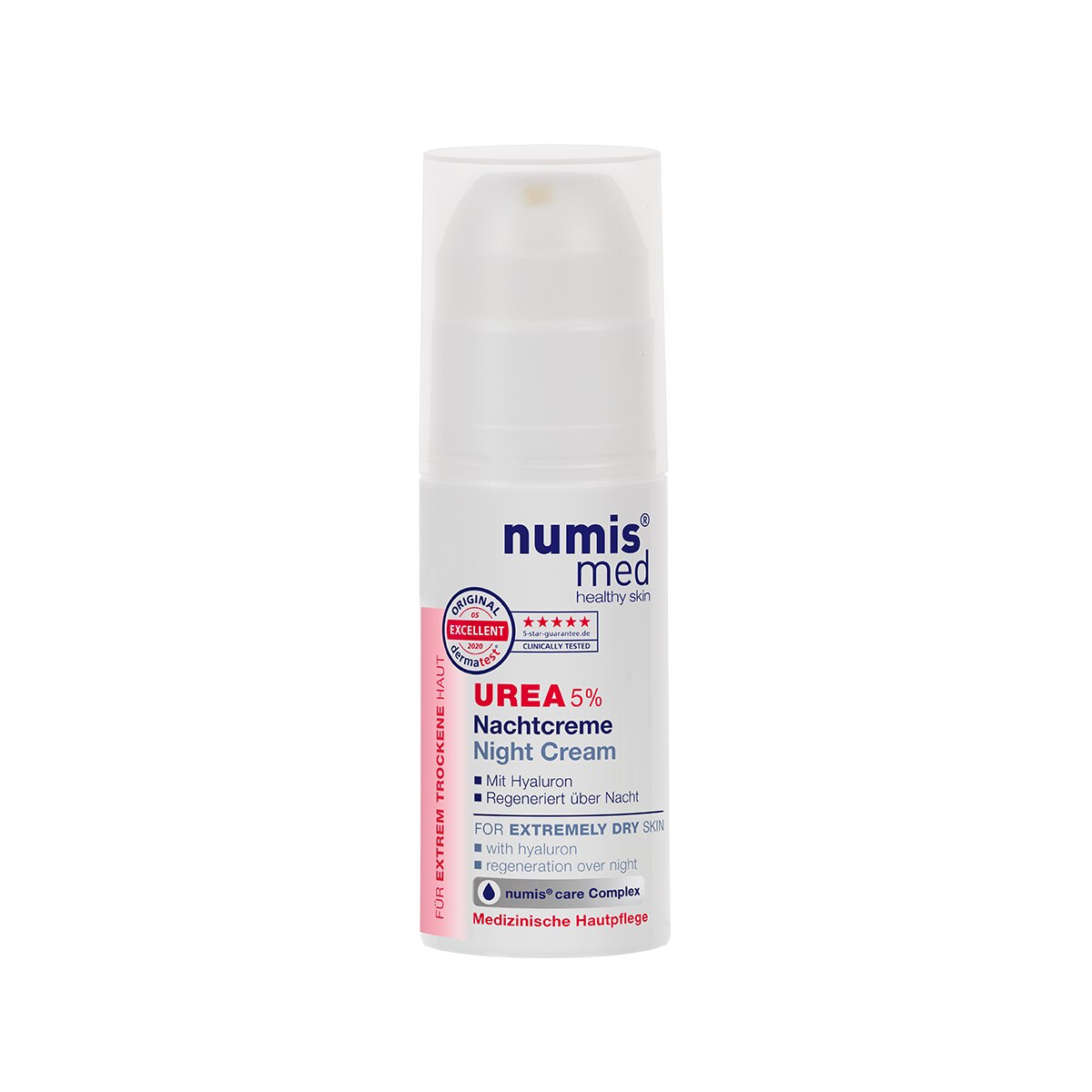 Crema de fata pentru noapte Numis Med Urea 5%+Hyaluron pentru piele foarte uscata, 50 ml