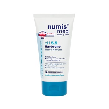 Crema de maini Numis Med Sensitive pH 5,5 pentru piele sensibila, 75 ml Crema de maini Numis Med Sensitive pH 5,5 pentru piele sensibila, 75 ml