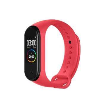 Bratara Smart Fitness M4, LED, Masurare Tensiune, Ritm Cardiac, Nivel Oxigen, Pedometru, Bluetooth,Rosu Bratara Smart Fitness M4, LED, Masurare Tensiune, Ritm Cardiac, Nivel Oxigen, Pedometru, Bluetooth,Rosu