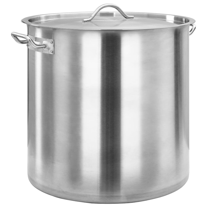 Zakito Europe Gourmet тенджера, неръждаема стомана, 45x45cm, 71L, с капак