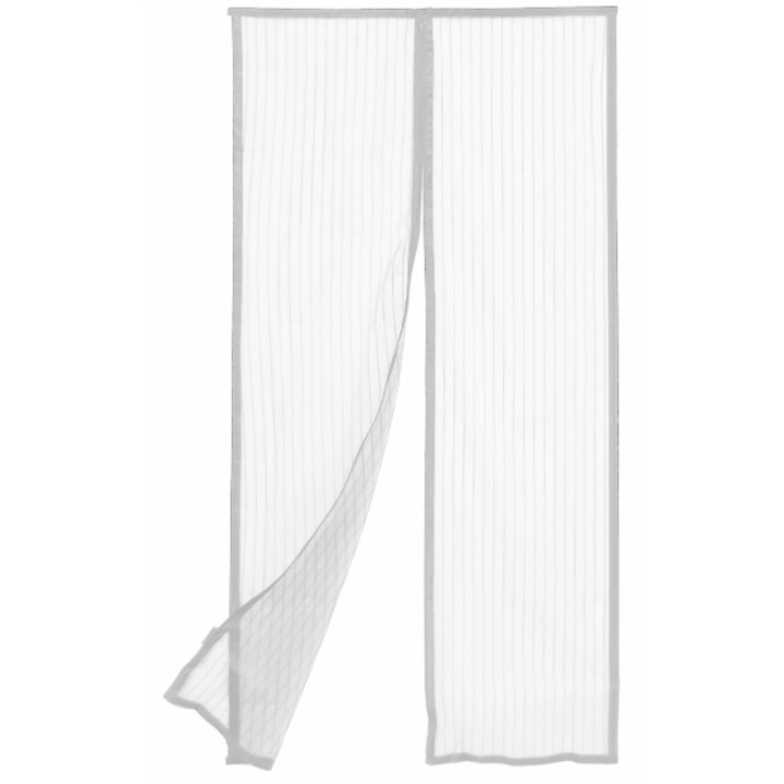 Plasa de tantari usa, Inchidere magnetica, 220 x 150 cm, Alb
