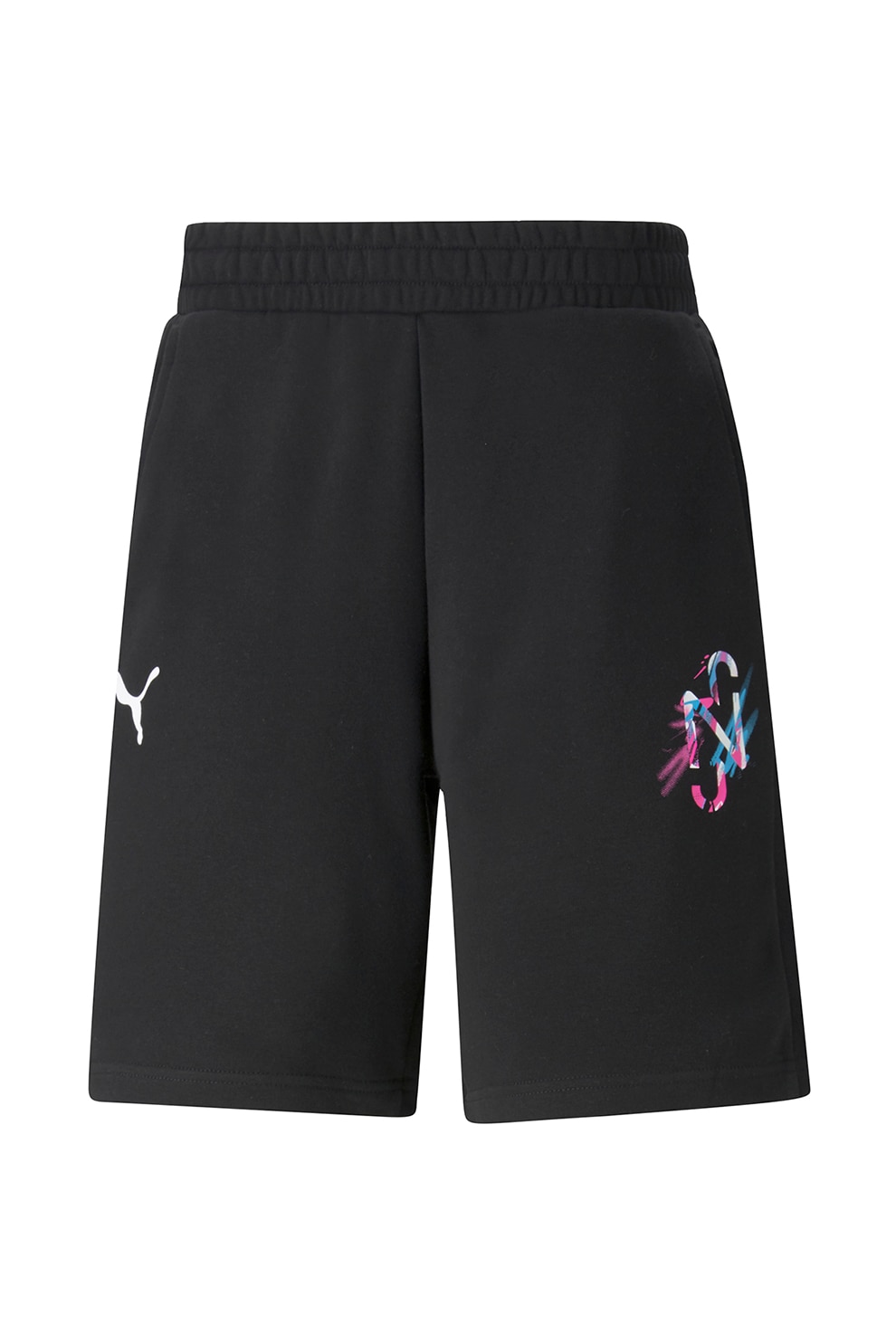 Puma, Pantaloni scurti cu talie elastica Creativity, Negru