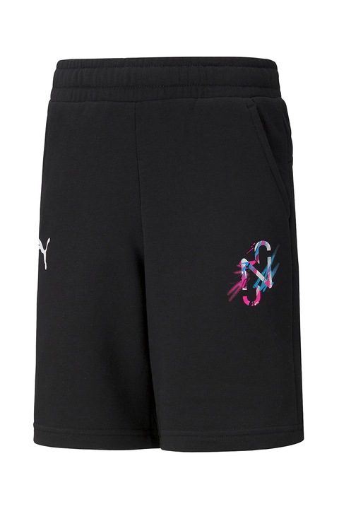 Puma, Pantaloni scurti cu talie elastica Creativity, Negru