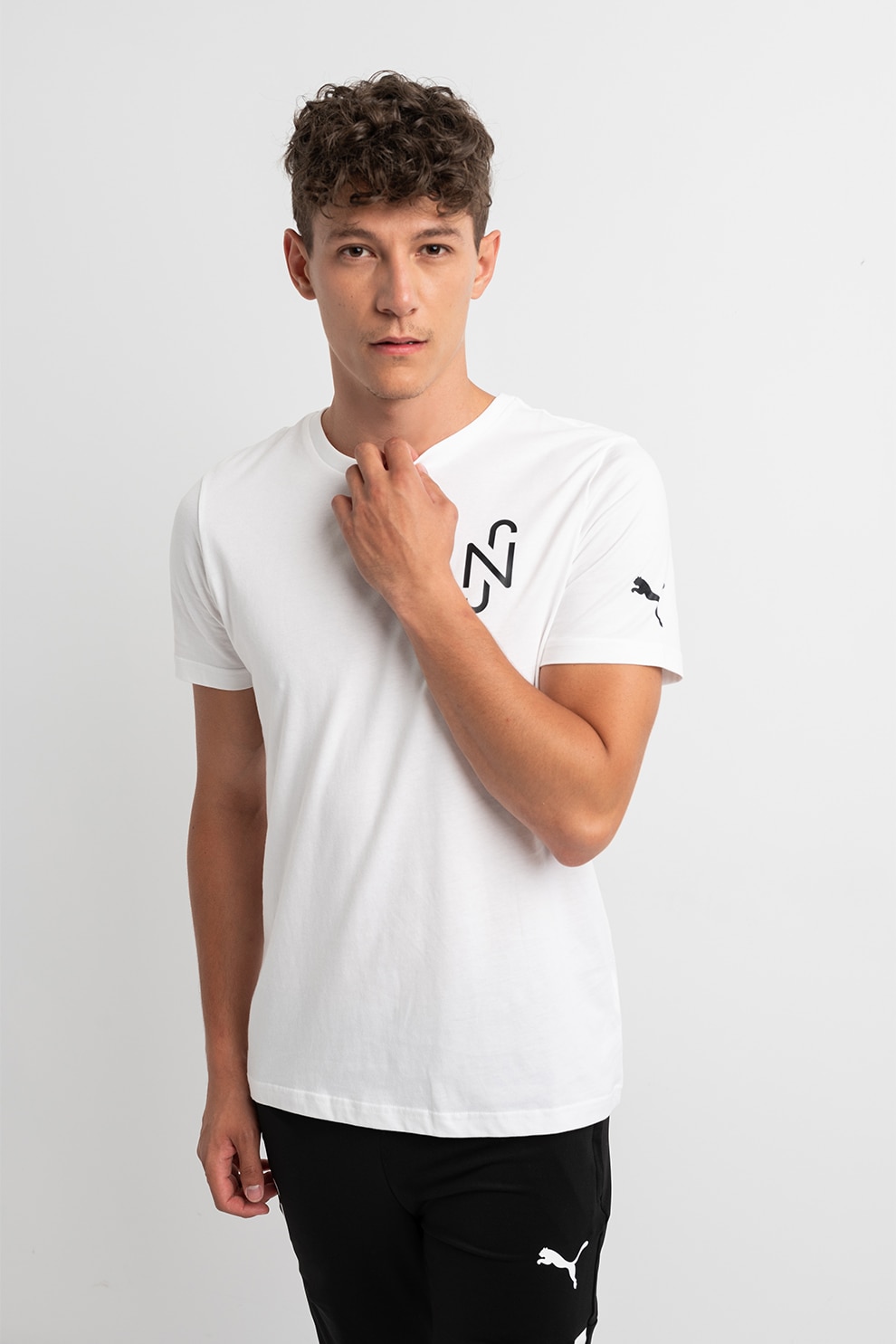 Puma, Tricou Neymar Jr Copa, Alb/Galben/Verde