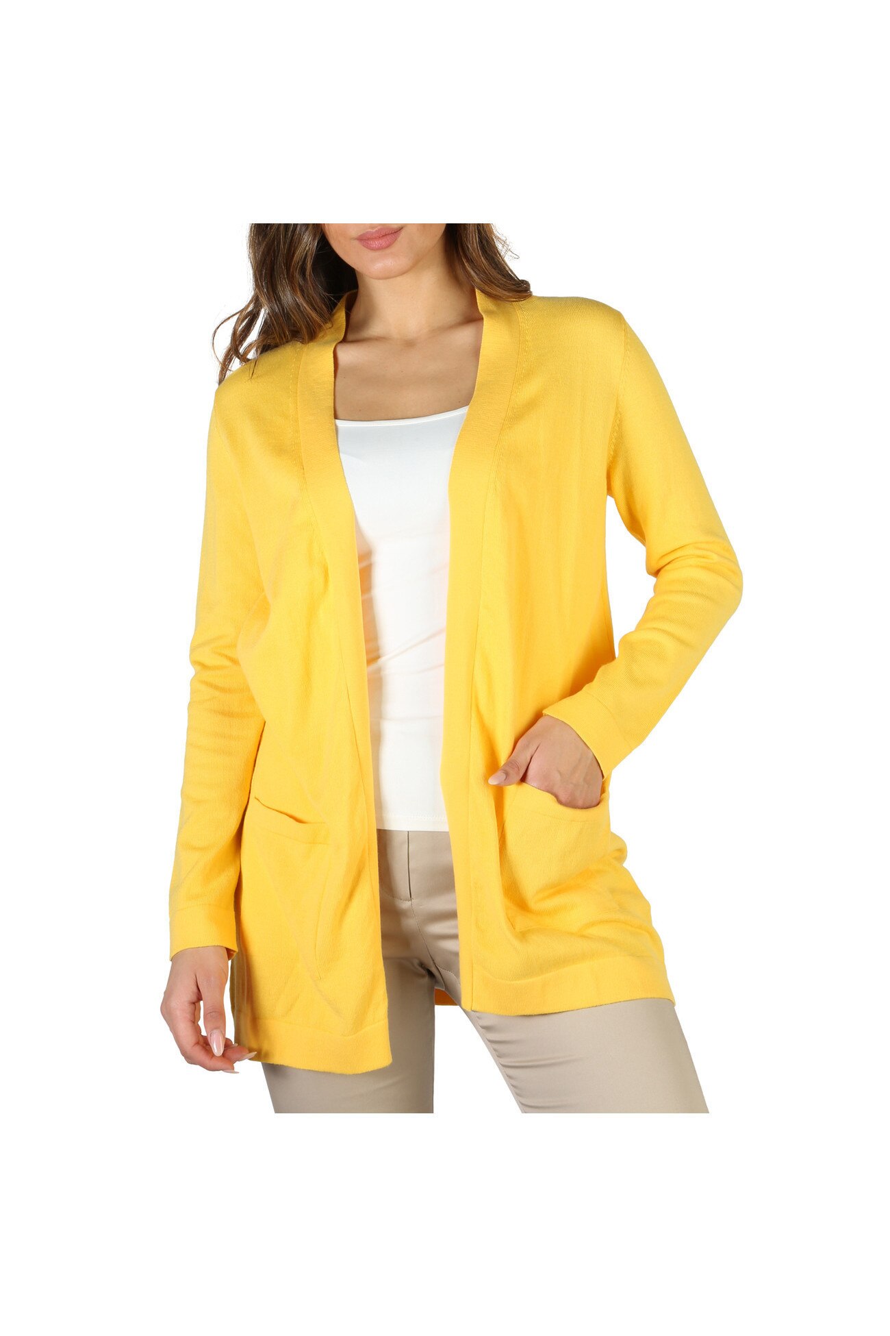 Pulover femei Fontana 2.0 model P1991, Galben, Galben