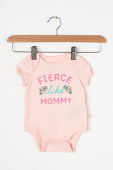 GAP, Body cu imprimeu text, Roz pal, 50 CM GAP, Body cu imprimeu text, Roz pal, 50 CM