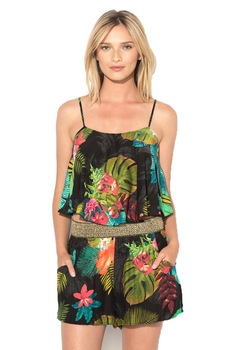 Top corp de plaja, Desigual 74M2WC1, Multicolor, 42 Top corp de plaja, Desigual 74M2WC1, Multicolor, 42