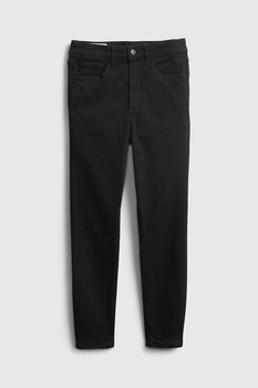 GAP, Blugi cu talie inalta, Negru GAP, Blugi cu talie inalta, Negru