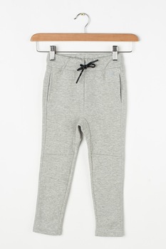 GAP, Pantaloni sport cu snur in talie, Gri, 80 CM GAP, Pantaloni sport cu snur in talie, Gri, 80 CM