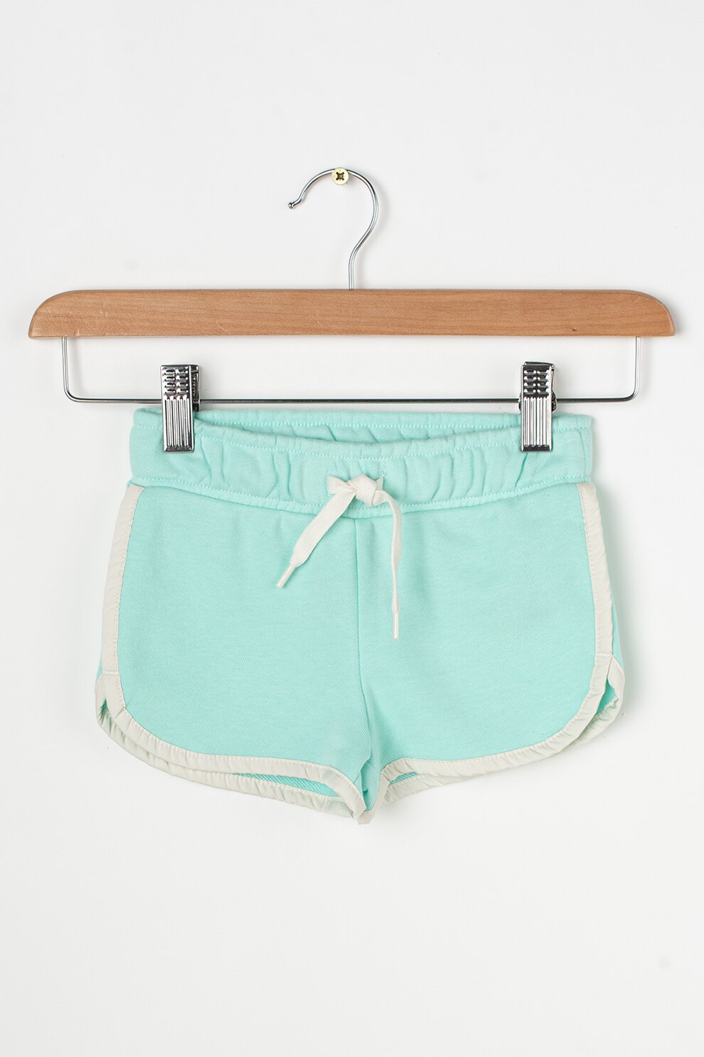 GAP, Pantaloni scurti cu snur in talie, Verde menta