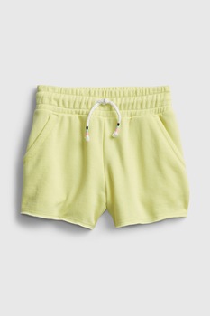 GAP, Pantaloni scurti de jerseu cu snur in talie, Galben GAP, Pantaloni scurti de jerseu cu snur in talie, Galben