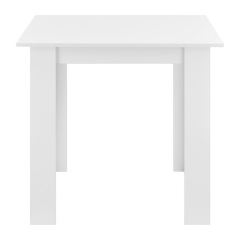 Masa bucatarie Algermissen W, en.casa, 80 x 80 x 76 cm, PAL melaminat, alb, pentru 4 persoane, forma patrata Masa bucatarie Algermissen W, en.casa, 80 x 80 x 76 cm, PAL melaminat, alb, pentru 4 persoane, forma patrata