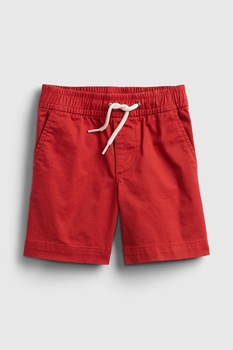 GAP, Pantaloni scurti cu snur in talie, Rosu GAP, Pantaloni scurti cu snur in talie, Rosu