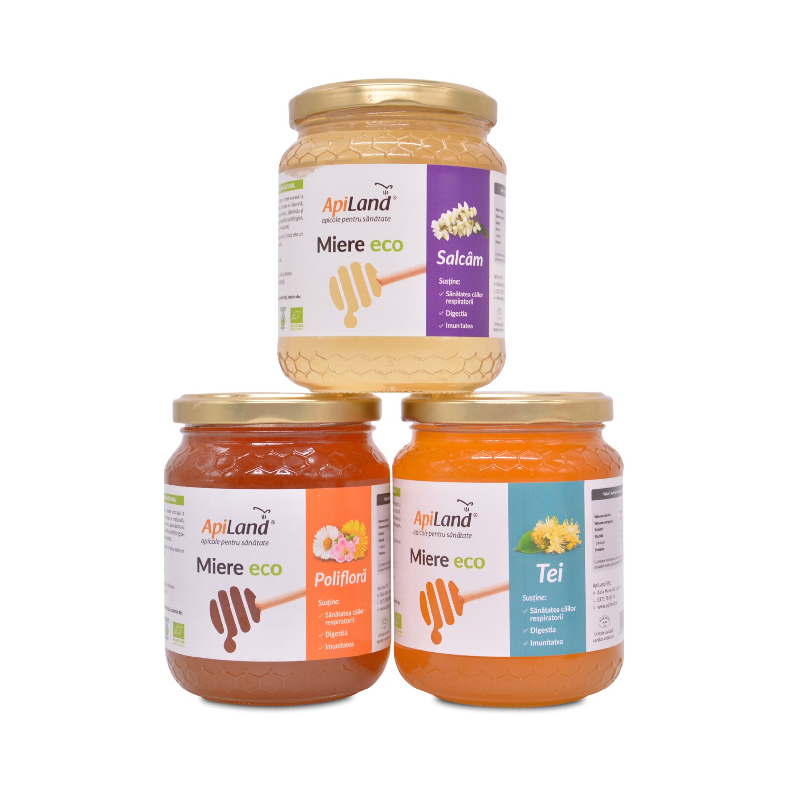 PACHET MIERE CRUDA - ECO - 3 X 500G