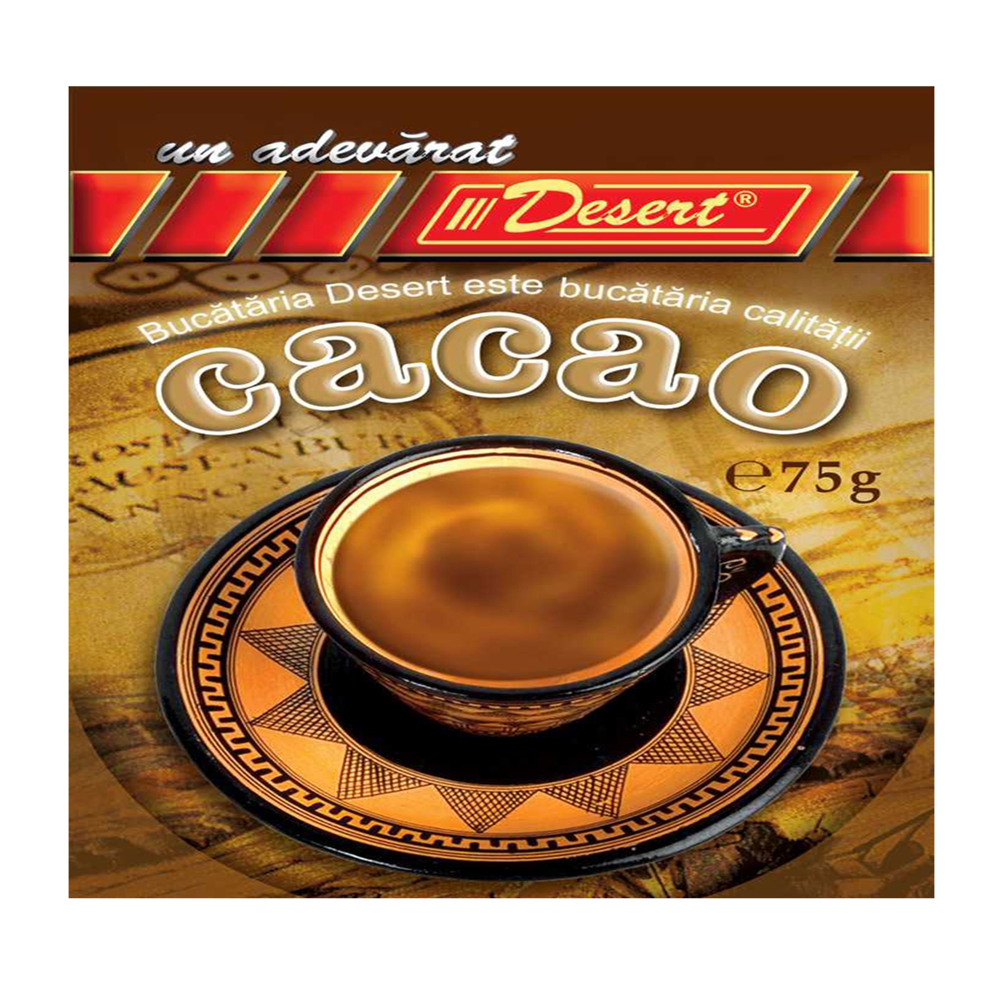Cacao pachet de 3 plicuri a cate 75g / plic