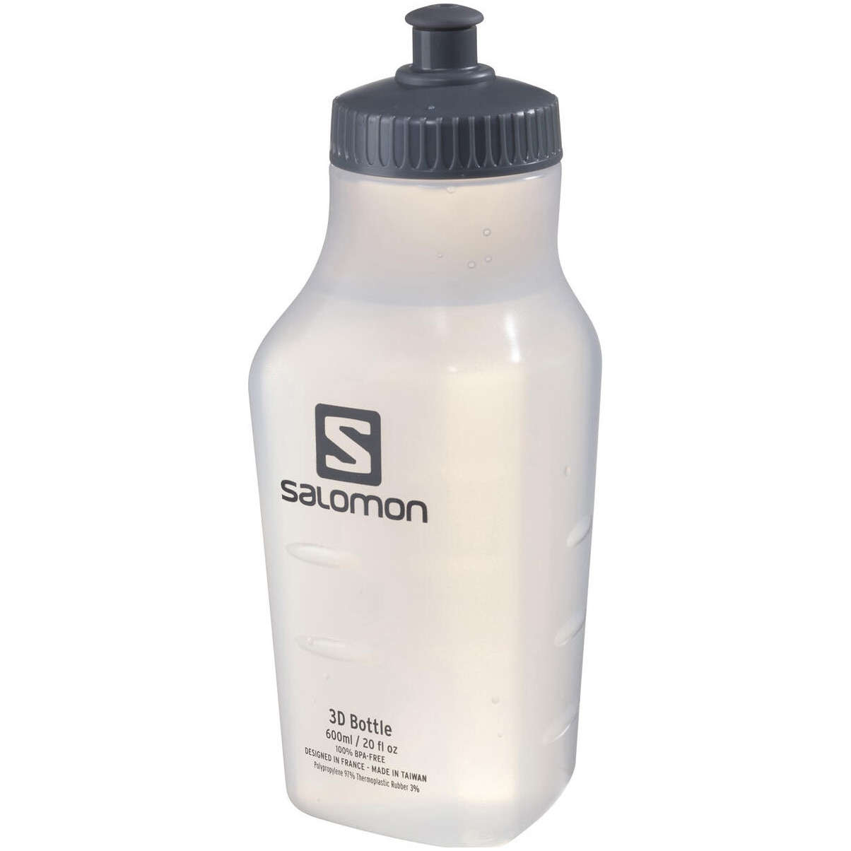 Bidon hidratare Salomon 3D BOTTLE 600ml, White Translucent, NS